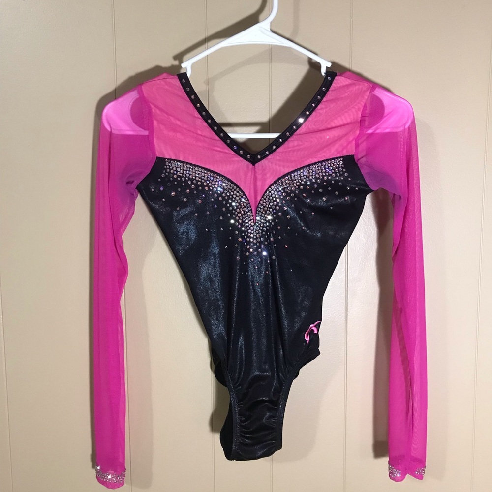 Girls competition leotard